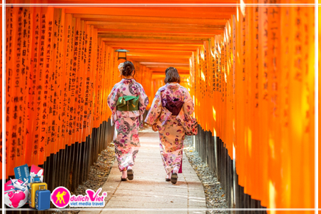 Du Lịch Nhật Bản Free & Easy giá tốt trải nghiệm trang phục Kimono